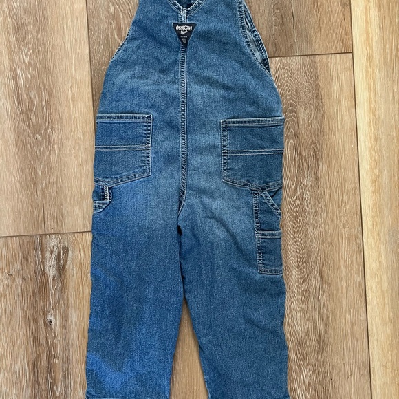 OshKosh B'gosh Classic Blue Overalls for Kids - Picture 2 of 3
